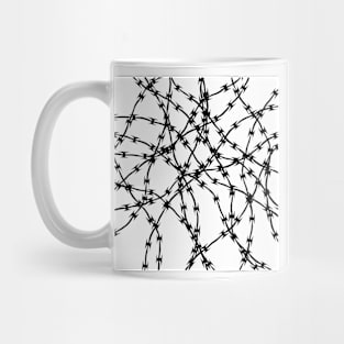 Trapped Black on White Mug